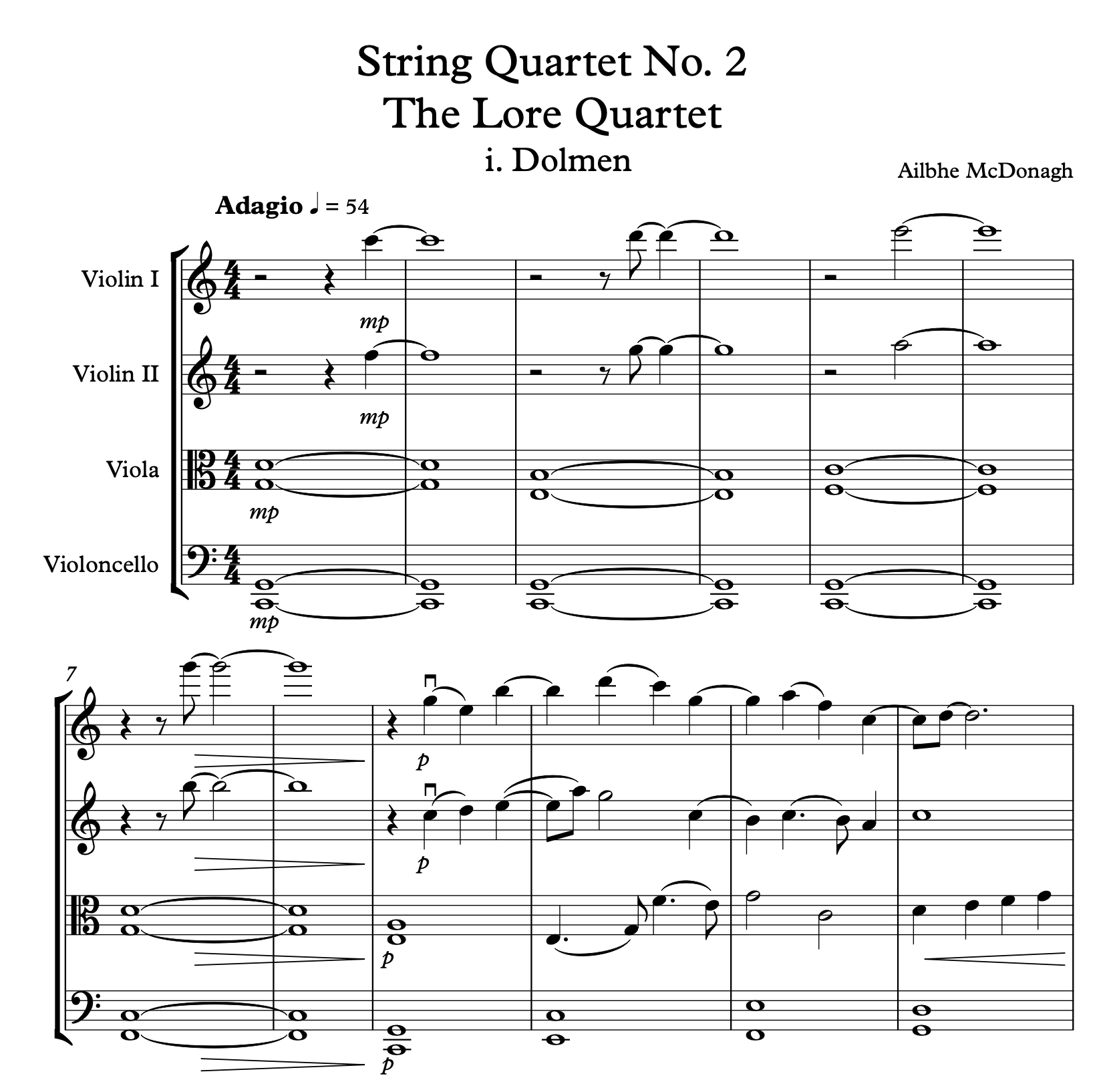 String Quartet No.2 "Lore Quartet" Preview